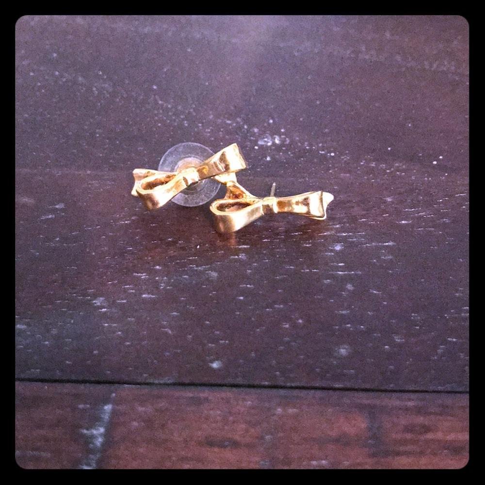 Kate Spade Gold Bow Earrings